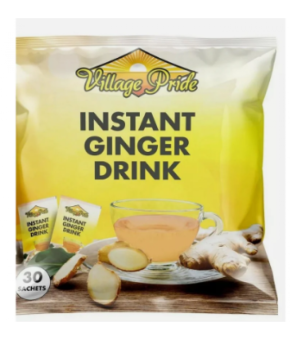 Village Pride Instant Ginger Packet 1 x 30’s - 239239 / 15 x 30’s - 234307