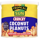 Tropical Sun Crunchy Coconut Peanuts 12 x 165g - 229939 / 24 x 165g - 226811