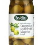 Bevelini Green Olives with Jalapenos