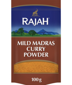 ajah Mild Madras Curry Powder 10 x 100g - 231708 10 x 400g - 112160 / 6 x 1kg - 112384